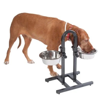 U-Shaped Dog Bowl Stand With Stainless Steel Bowls 6 U-Shaped Dog Bowl Stand With Stainless Steel Bowls - Image 6