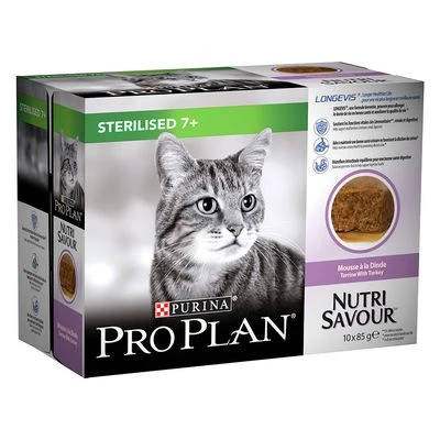 Purina Pro Plan Sterilised Senior 7+ Cat 10 X 85g