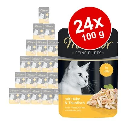 Miamor Fine Fillets In Jelly Saver Pack 24 X 100g 1 Miamor Fine Fillets In Jelly Saver Pack 24 X 100g