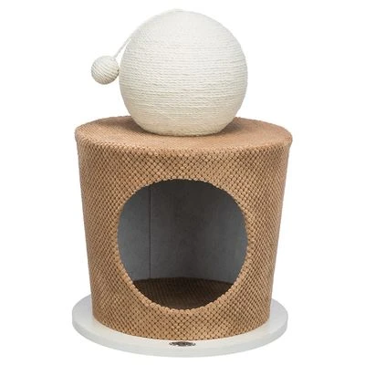 Trixie Cave With Scratching Ball 1 Trixie Cave With Scratching Ball