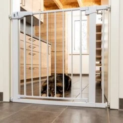 TIAKI White Dog Gate With 7 Cm Extension -Perfect Care Shop 334597 tiaki dog gate white fg 8184 1