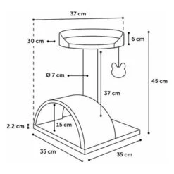 Flamingo Cat Tree Gene 7 Flamingo Cat Tree Gene -Perfect Care Shop 348899 flamingo kratzbaum gene hs 03 2