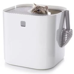 Modko ModKat Cat Litter Box -Perfect Care Shop 35895 modkat katzentoilette wei hs 08 2