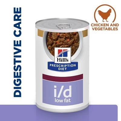 Hill’s Prescription Diet Canine I/d Digestive Care Low Fat Stew - Chicken 1 Hill’s Prescription Diet Canine I/d Digestive Care Low Fat Stew - Chicken