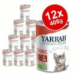 Yarrah Organic Chunks Saver Pack 12 X 405g