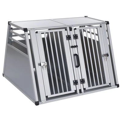 Aluline Double Dog Crate 1 Aluline Double Dog Crate