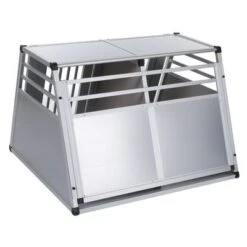 Aluline Double Dog Crate 10 Aluline Double Dog Crate -Perfect Care Shop 364349 autohundebox aluline gr xl 02 09 2013 2 4