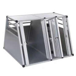 Aluline Double Dog Crate 11 Aluline Double Dog Crate -Perfect Care Shop 364349 autohundebox aluline gr xl 03 09 2013 3 1