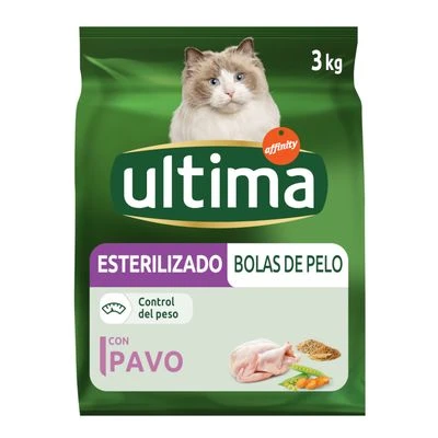 Ultima Sterilised Hairball – Turkey & Barley - Image 2