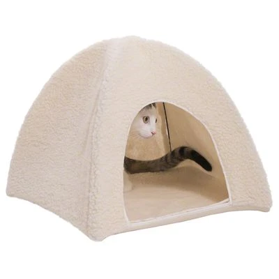 Fleecy Sheepskin Cat Den 6 Fleecy Sheepskin Cat Den - Image 6