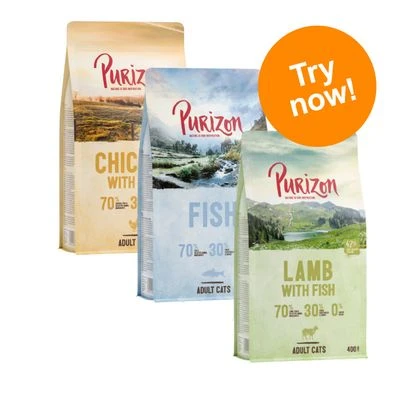 Purizon Adult Dry Cat Food Mixed Trial Pack 1 Purizon Adult Dry Cat Food Mixed Trial Pack