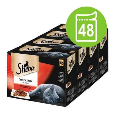 Sheba Pouches Select Slices In Gravy 48 X 85g 1 Sheba Pouches Select Slices In Gravy 48 X 85g