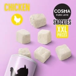 Cosma Snackies XXL - Maxi Tube -Perfect Care Shop 56512 cosma snackies xxl foodboard chicken 1000x1000 5