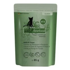 Catz Finefood Pouch 8 X 85g -Perfect Care Shop 57346 pla catzfinefood huhnfasan 85g hs 01 6