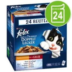 Felix As Good As It Looks - Doubly Delicious 24 X 85g