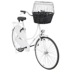 Trixie Bicycle Basket - Black -Perfect Care Shop 58025 trixie fahrradkorb schwarz hs 06 4
