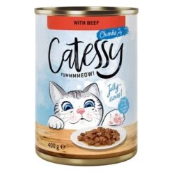Catessy Chunks In Gravy Or Jelly 12 X 400g -Perfect Care Shop 59434 pla catessy jelly beef 400g 9