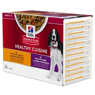 Hill's Science Plan Hill’s Science Plan Canine Adult Healthy Cuisine With Chicken & Beef 1 Hill's Science Plan Hill’s Science Plan Canine Adult Healthy Cuisine With Chicken & Beef