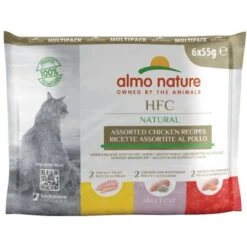 Economy Pack Almo Nature HFC Natural Pouch 12 X 55 G -Perfect Care Shop 63188 pla almo nature hfc natural pouch huhnmix 5