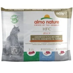 Almo Nature HFC Jelly Pouches Saver Pack 24 X 55g -Perfect Care Shop 63189 pla almo nature hfc jelly pouch thunfischmix 9 1