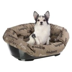 Ferplast Siesta Deluxe Dog Basket - Black -Perfect Care Shop 64518 ferplast hundekorbsofa cities hs 07 4