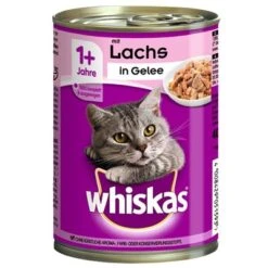Whiskas 1+ Cans 12 X 400g -Perfect Care Shop 64738 whiskas 1 mitlachsingeleedose 9