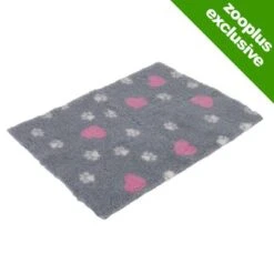 Vetbed Isobed Grey With Paws & Hearts
