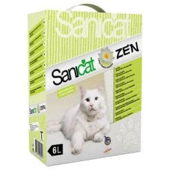 Sanicat Active White Lotus Flower Clumping Litter -Perfect Care Shop 65202 PLA Sanicat Zen 6