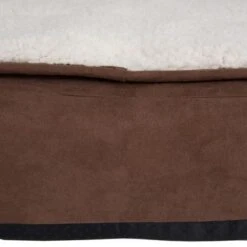 Oval Memory Foam Dog Bed - Brown -Perfect Care Shop 67053 hundebett memory oval braun fg 3299 1