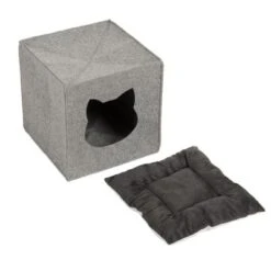 Felt Cat Den For Shelves -Perfect Care Shop 70615 pla katzenhoehle f regale aus filz fg 5218 2