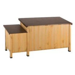 Ferplast Ranch Rabbit Hutch XXL -Perfect Care Shop 71940 71941 pla kaninchenstall ranch xxl back 8