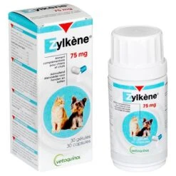 Vetoquinol Zylkene Capsules 75mg For Small Dogs Or Cats <10kg