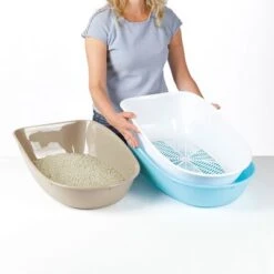 Trixie Berto Cat Litter Tray -Perfect Care Shop 73861 trixie katzentoilettebertotop hs 05 2