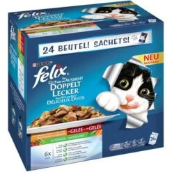 Felix As Good As It Looks - Doubly Delicious 24 X 85g -Perfect Care Shop 74532 pla doppeltlecker gemuese 24x100 9 0