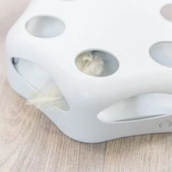 Trixie Turning Feather Cat Toy -Perfect Care Shop 74762 trixie katzenspielzeug turning feather grau hs 09 6