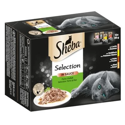 Sheba Pouches Varieties Jumbo Pack 144 X 85g 6 Sheba Pouches Varieties Jumbo Pack 144 X 85g - Image 6