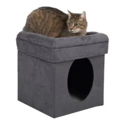 Collapsible Cube Cat Den -Perfect Care Shop 75294 foldable cube fg 3820 5
