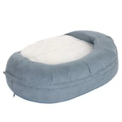 Oval Memory Foam Dog Bed - Grey -Perfect Care Shop 79216 pla memory oval grau fg 6675 0