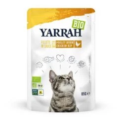 Yarrah Organic Fillets In Sauce 14 X 85g 14 Yarrah Organic Fillets In Sauce 14 X 85g -Perfect Care Shop 8136 cat pouch chicken 85g 8714265000829 2