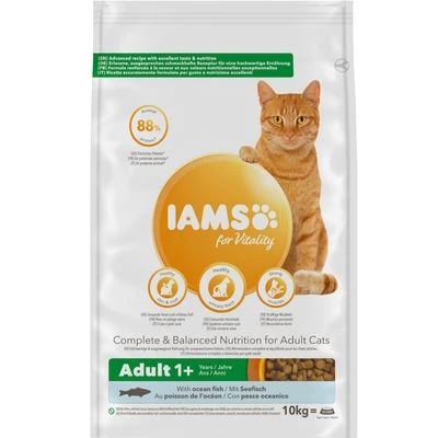 IAMS For Vitality Adult Ocean Fish Dry Cat Food 2 IAMS For Vitality Adult Ocean Fish Dry Cat Food - Image 2