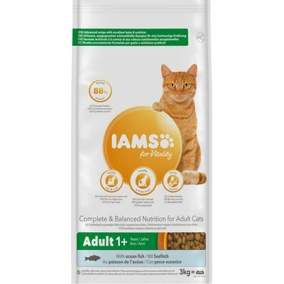 IAMS For Vitality Adult Ocean Fish Dry Cat Food 1 IAMS For Vitality Adult Ocean Fish Dry Cat Food