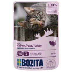Bozita Chunks In Sauce Pouches Saver Packs 24 X 85g -Perfect Care Shop 89182 pla bozita turkeysauce 85g 3