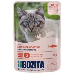 Bozita Chunks In Sauce Pouches Saver Packs 24 X 85g -Perfect Care Shop 89185 pla bozita salmonsauce 85g 1
