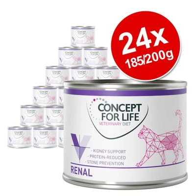 Concept For Life Veterinary Diet Saver Pack 24 X 185g/200g 1 Concept For Life Veterinary Diet Saver Pack 24 X 185g/200g