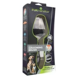 FURminator Dual Grooming Brush -Perfect Care Shop 92105 pla furminator hund doppelbuerste hs 05 1