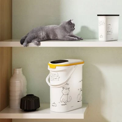 Curver Cat Silhouette Dry Cat Food Container 3 Curver Cat Silhouette Dry Cat Food Container - Image 3