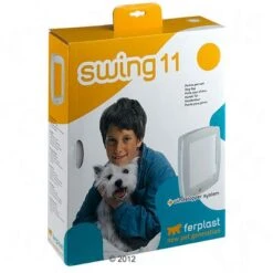 Ferplast Swing 11 Cat Flap - 4 Way Lock -Perfect Care Shop 9744 ferplast hundeundkatzenklappe swing11 verpackung 09 2012 9