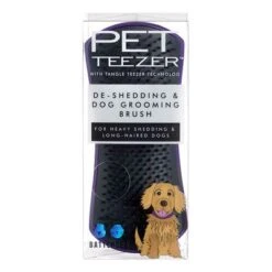 Pet Teezer De-shedding Brush -Perfect Care Shop 99699 pla newflag petteezer desheddingbrush purple hs 01 5