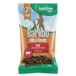 Barkoo Grain-Free Mini Bones Saver Packs 12 Barkoo Grain-Free Mini Bones Saver Packs -Perfect Care Shop barkoo minibones gf 200g beef 1000x1000 0
