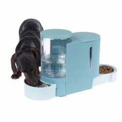 TIAKI Food And Water Dispenser, Light Blue -Perfect Care Shop dsc6201 6